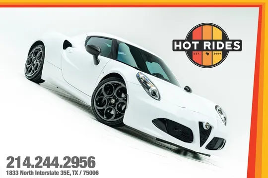 2015 Alfa Romeo 4C Coupe Track Package