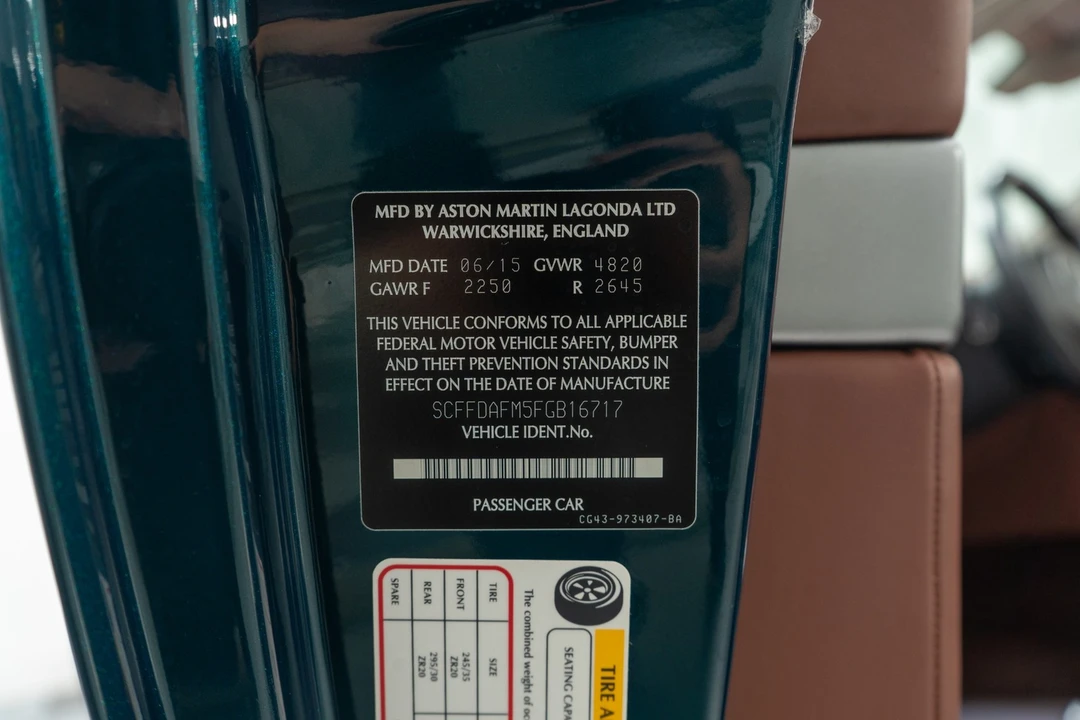 2015 Aston Martin DB9 - Image 20 of 21