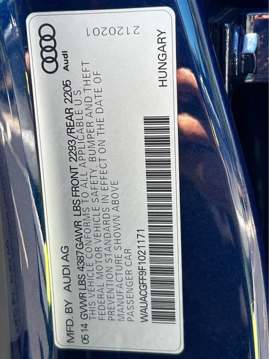 2015 Audi 8V A3 - Image 9 of 9