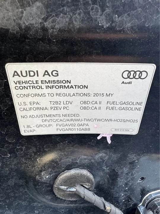 2015 Audi 8V A3 - Image 8 of 15