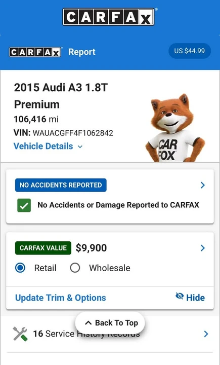 2015 Audi 8V A3 - Image 2 of 20