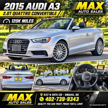 2015 Audi A3 2.0T Premium Cabriolet