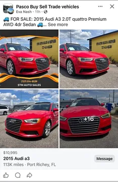 2015 Audi A3 2.0T Premium Plus Sedan 4D