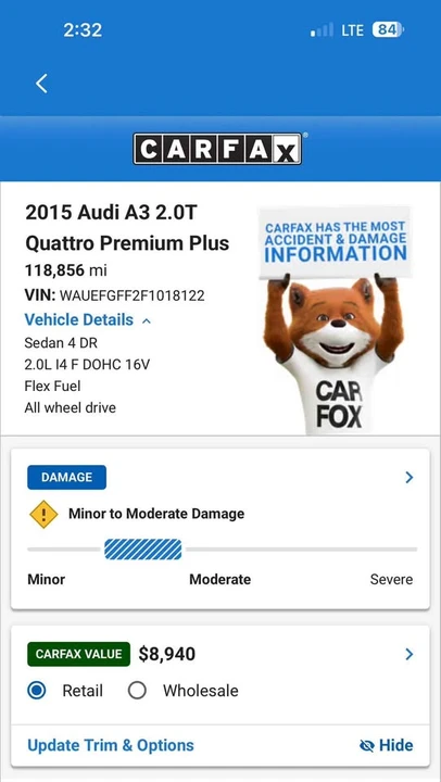 2015 Audi 8V A3 - Image 11 of 11