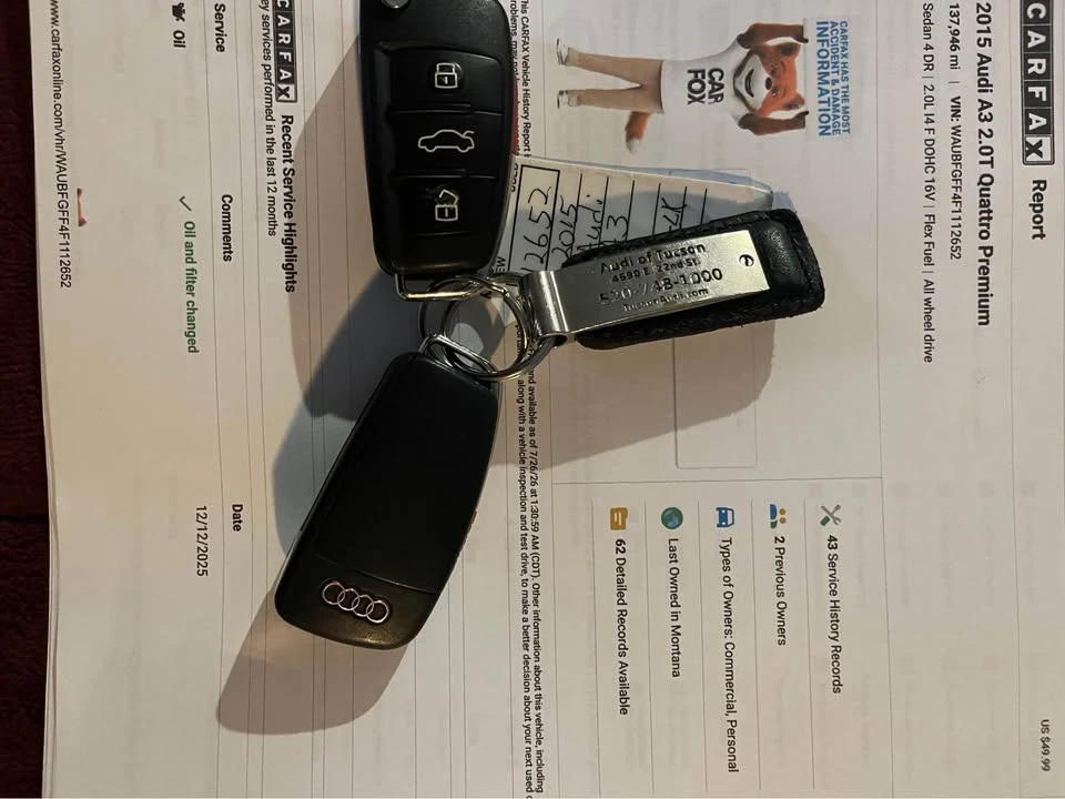 2015 Audi 8V A3 - Image 16 of 16