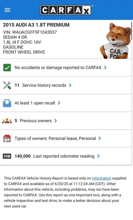 2015 Audi 8V A3 - Image 2 of 20