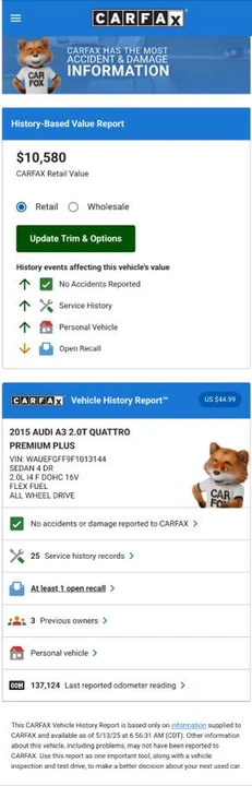 2015 Audi 8V A3 - Image 23 of 23