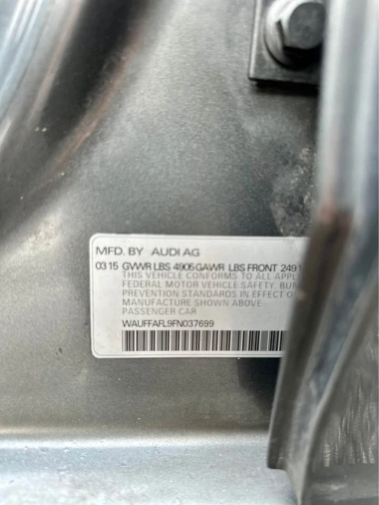 2015 Audi B8 A4 - Image 18 of 19