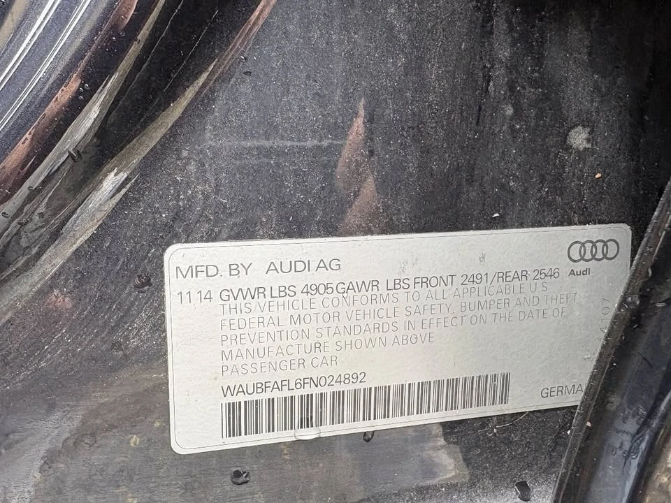 2015 Audi B8 A4 - Image 16 of 20