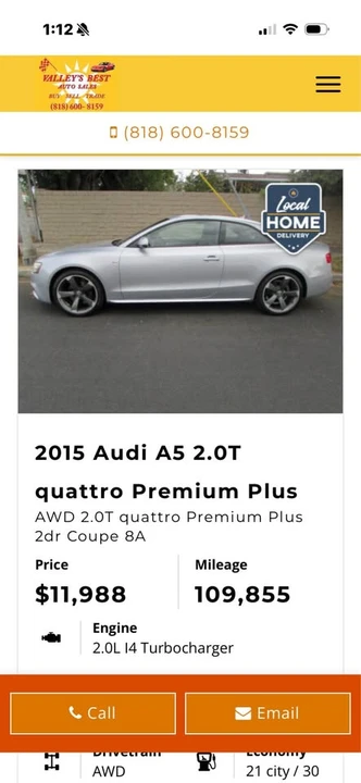 2015 Audi B8 A5 - Image 2 of 5