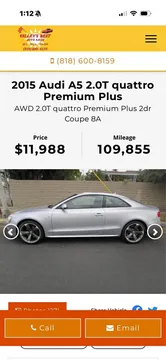 2015 Audi A5 2.0T Premium Plus Coupe