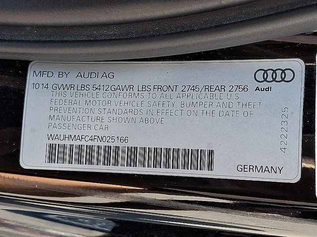 2015 Audi C7 A6 - Image 19 of 20