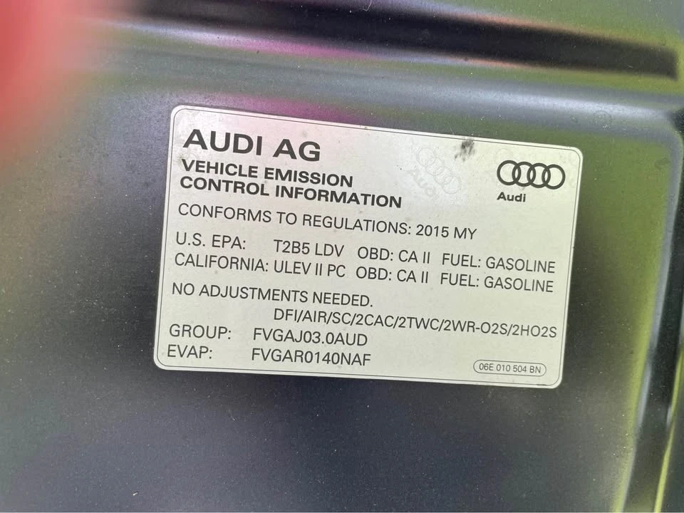 2015 Audi C7 A6 - Image 9 of 9