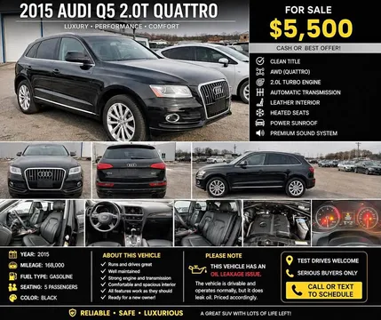 2015 Audi Q5 2.0T Premium Plus