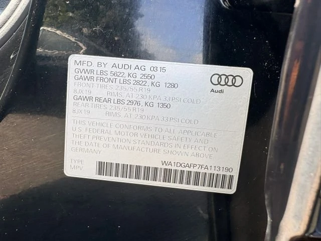 2015 Audi 8R Q5 - Image 14 of 20