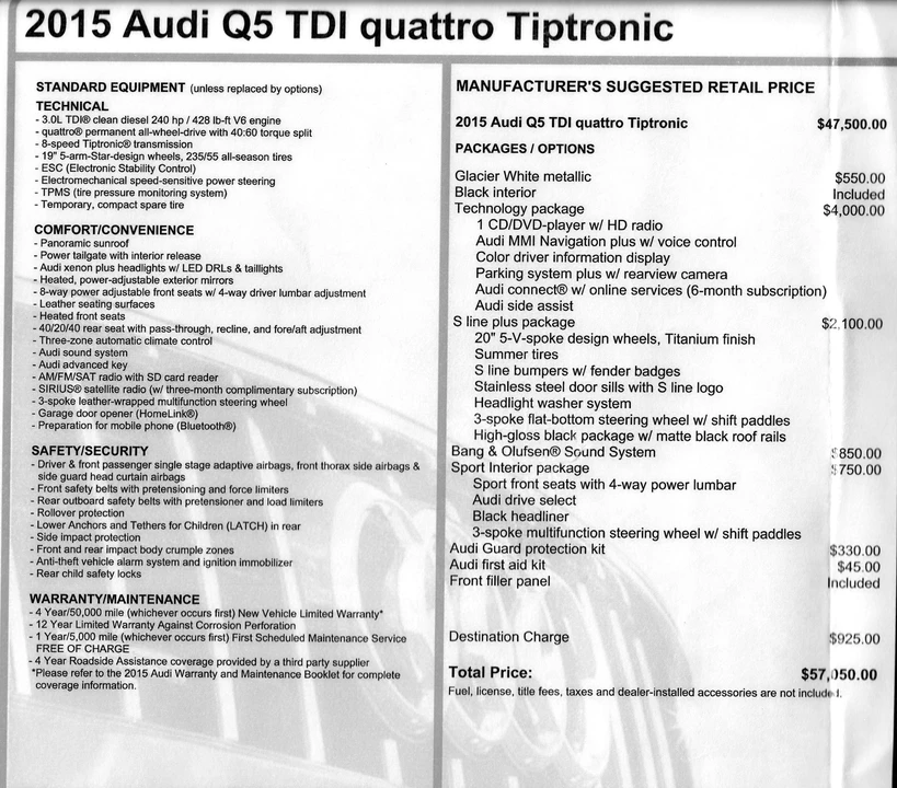 2015 Audi 8R Q5 - Image 11 of 21