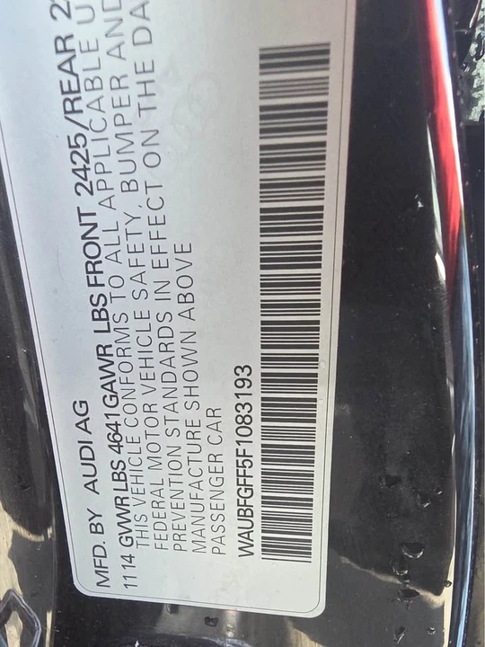 2015 Audi 8V S3 - Image 14 of 14