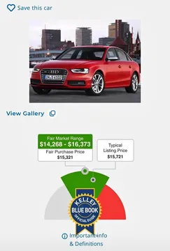 2015 Audi S4 2.7T Sedan 4D