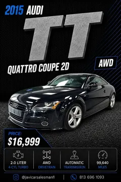 2015 Audi TT Quattro Turbo