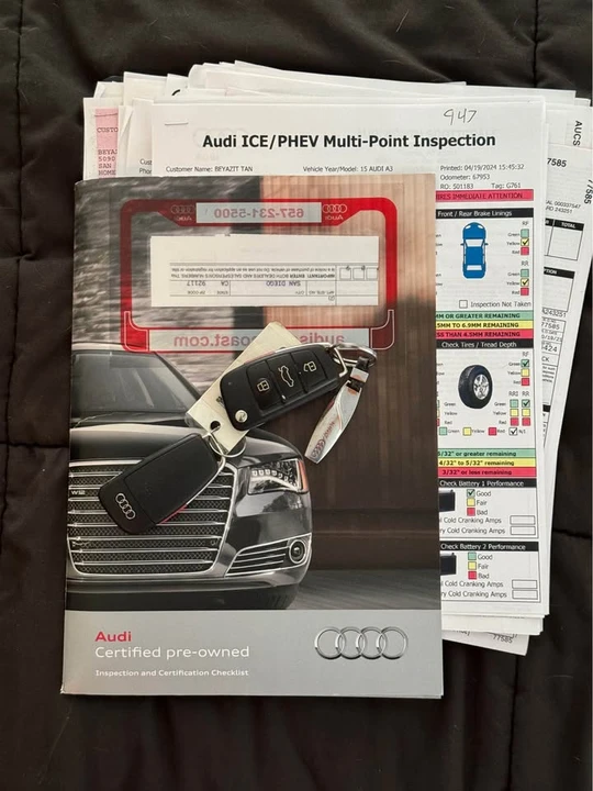 2015 Audi 8V A3 - Image 11 of 13
