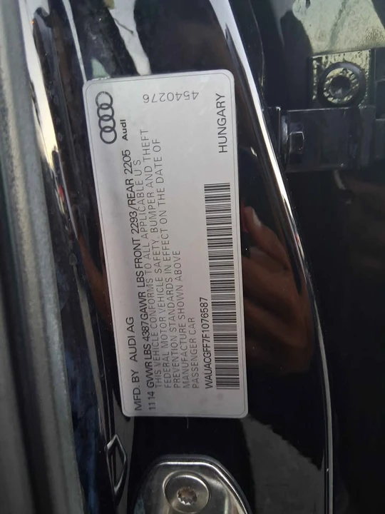 2015 Audi 8V A3 - Image 9 of 9