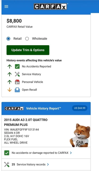 2015 Audi 8V A3 - Image 2 of 20