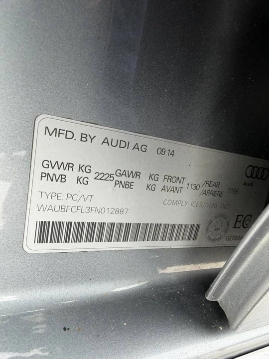 2015 Audi B8 A4 - Image 20 of 20