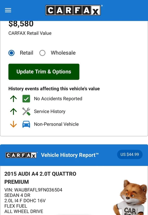 2015 Audi B8 A4 - Image 7 of 7