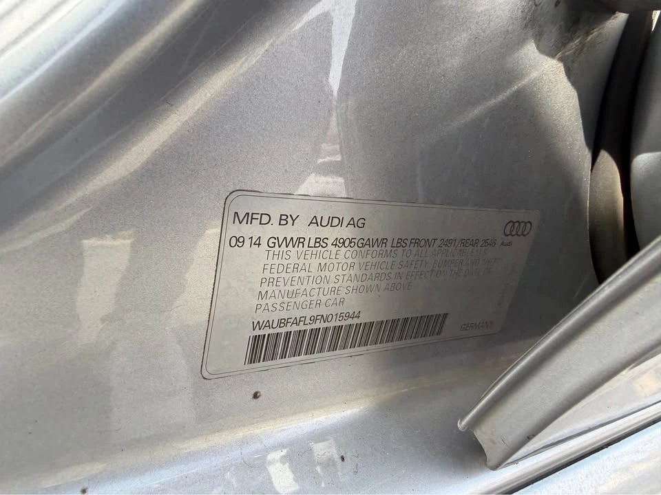 2015 Audi B8 A4 - Image 17 of 17