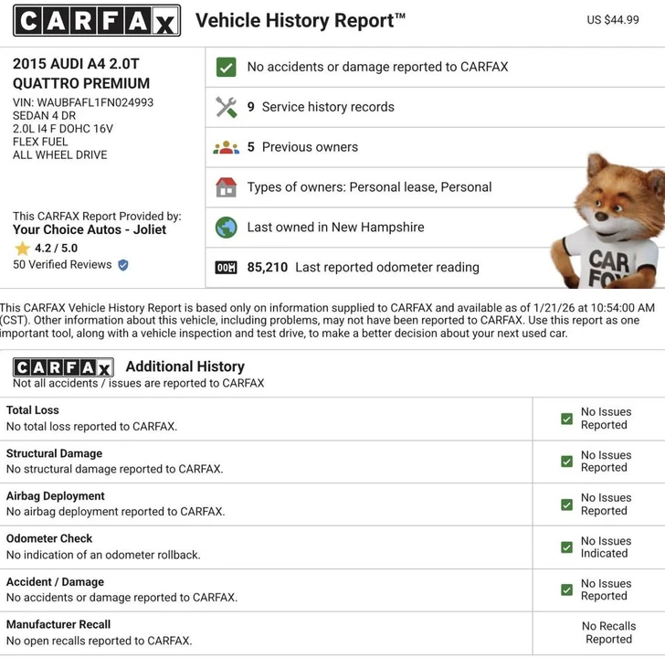 2015 Audi B8 A4 - Image 11 of 11