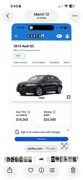 2015 Audi 8U Q3 - Image 8 of 15