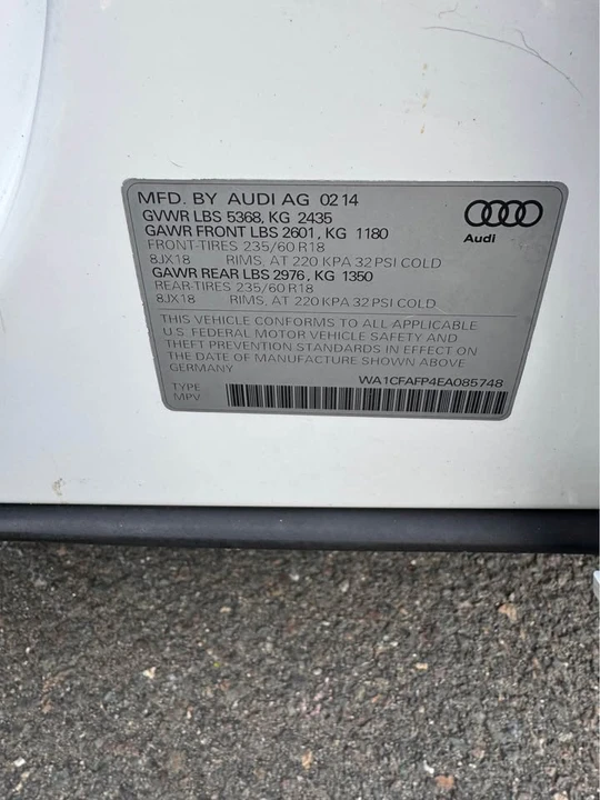 2015 Audi 8R Q5 - Image 16 of 18