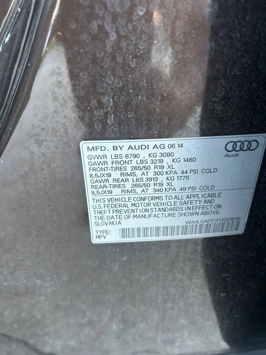 2015 Audi 4L Q7 - Image 14 of 14