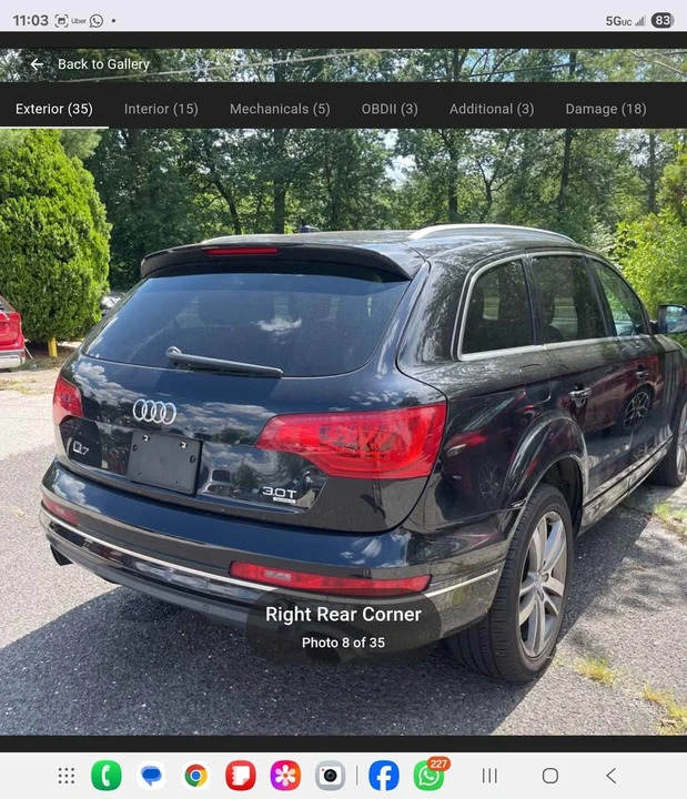 2015 Audi 4L Q7 - Image 8 of 16