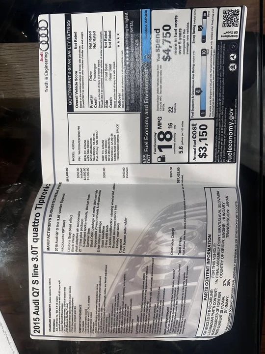 2015 Audi 4L Q7 - Image 12 of 12