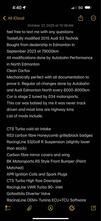 2015 Audi 8V S3 - Image 9 of 11