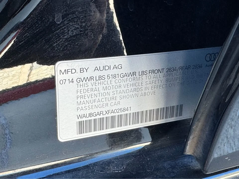 2015 Audi B8 S4 - Image 8 of 12