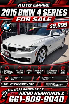 2015 BMW 4 Series 428i xDrive Coupe