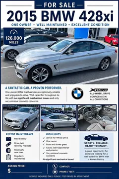 2015 BMW 4 Series 428i xDrive Coupe