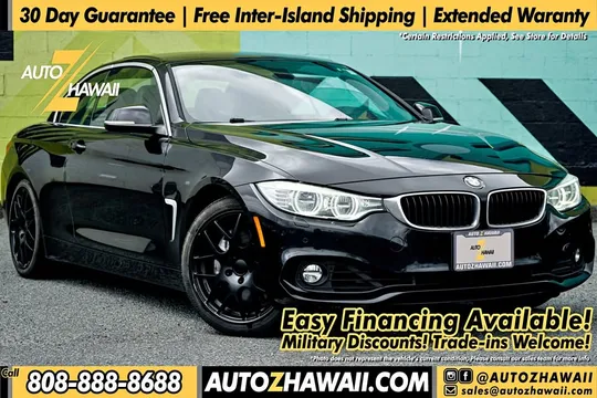 2015 BMW 4 Series 435i Convertible 2D