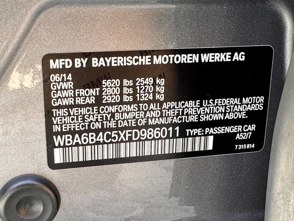 2015 BMW Alpina B6 - Image 10 of 24