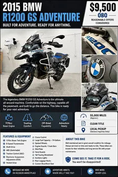 2015 BMW R 1200 GS Adventure
