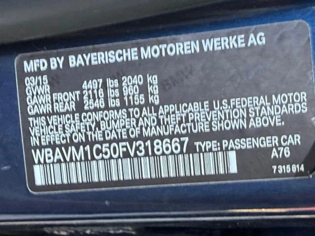2015 BMW E84 X1 - Image 15 of 16
