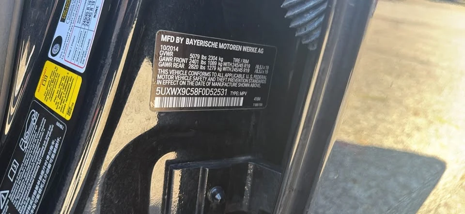 2015 BMW F25 X3 - Image 13 of 13