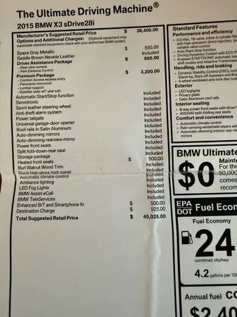 2015 BMW F25 X3 - Image 13 of 13
