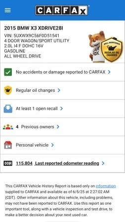 2015 BMW F25 X3 - Image 16 of 16