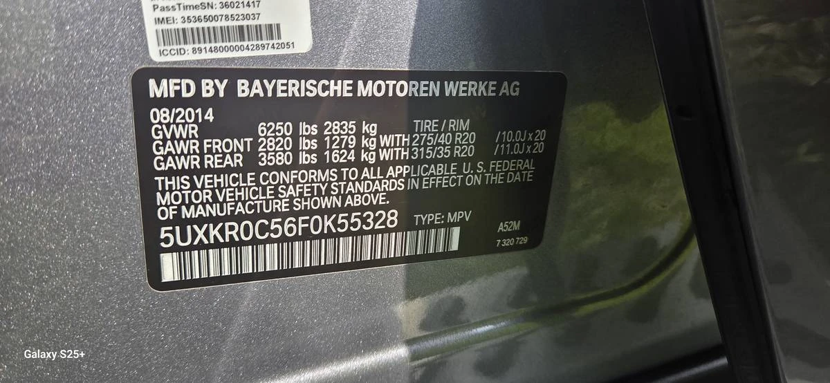 2015 BMW F15 X5 - Image 7 of 24