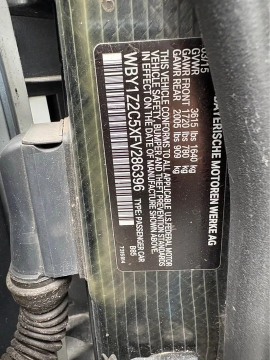2015 BMW i3 - Image 9 of 9