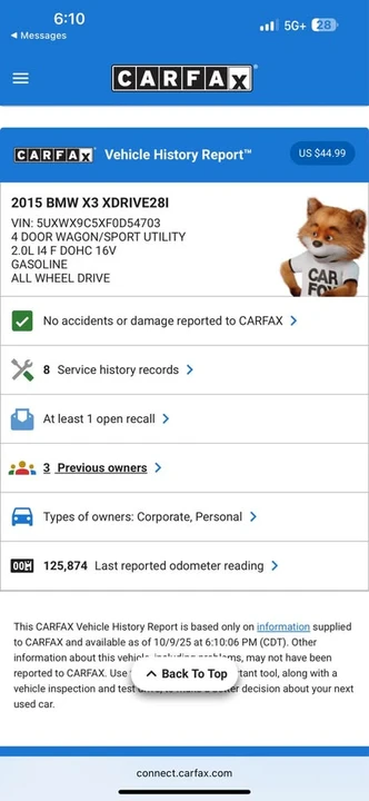2015 BMW F25 X3 - Image 20 of 20