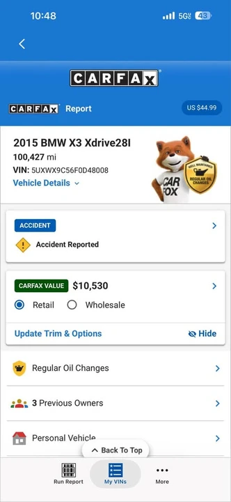 2015 BMW F25 X3 - Image 15 of 20